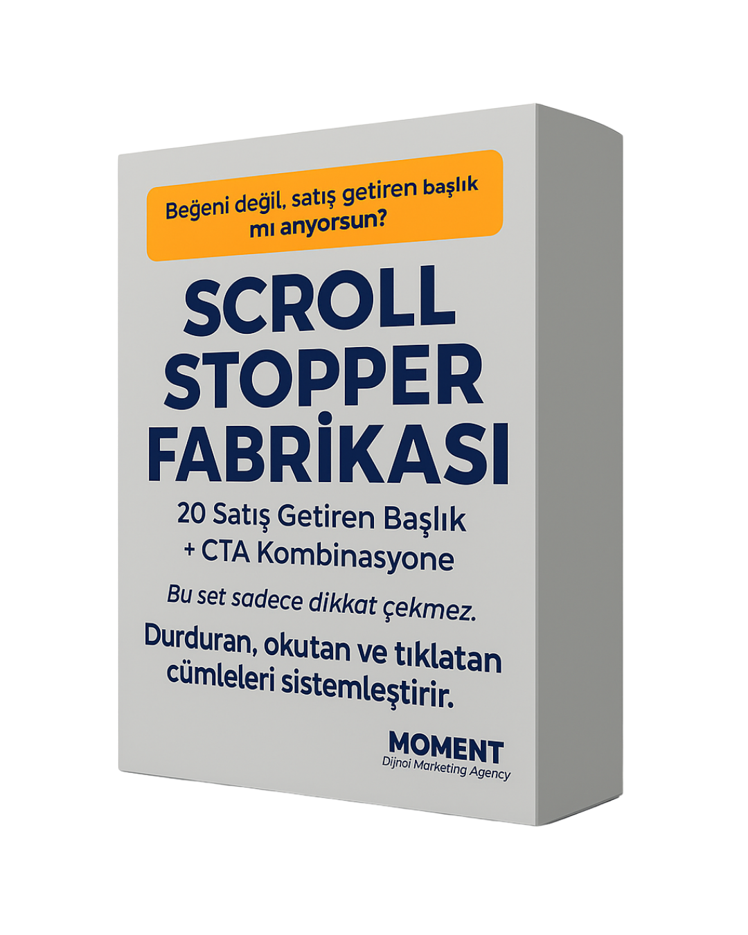 Scroll Stopper Fabrikası: 20 Adet Satış Garantili Başlık + Teklif Kombinasyonu